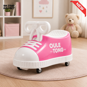 SWING CAR KIDS WIGGLE RIDE-ON CAR - PINK