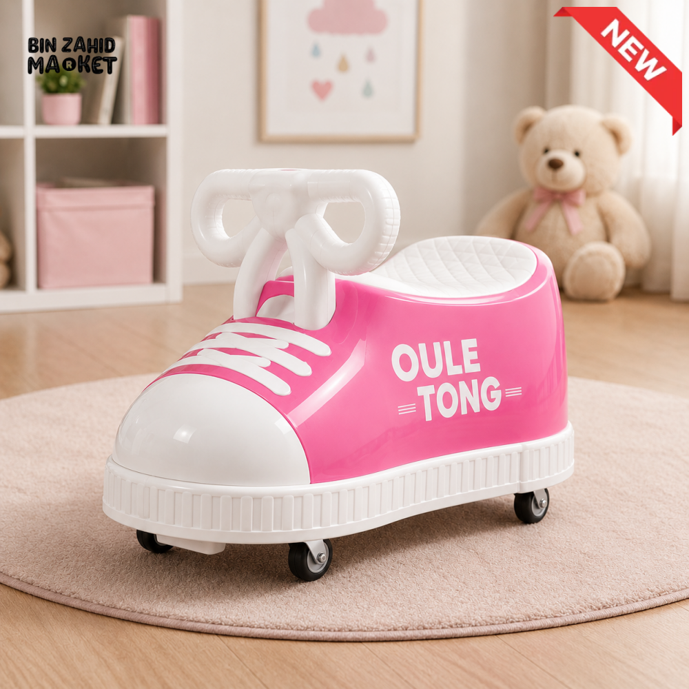 SWING CAR KIDS WIGGLE RIDE-ON CAR - PINK