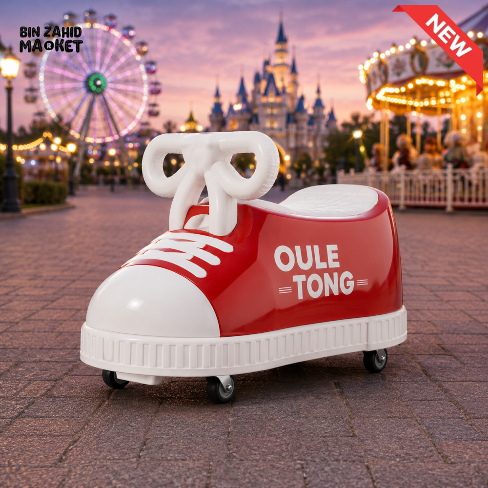 SWING CAR KIDS WIGGLE RIDE-ON CAR - RED