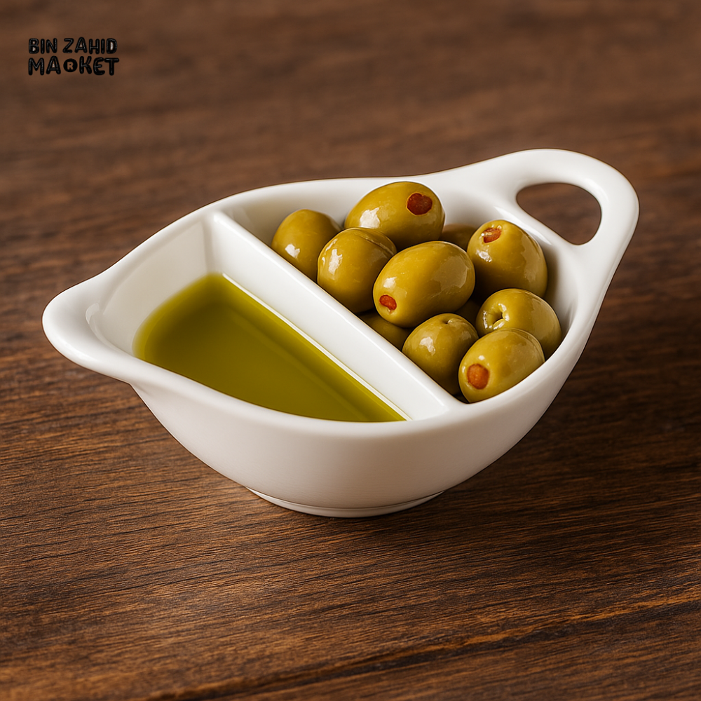 SY7457 HANDLES DIVID DIP BOWL 15.5CM