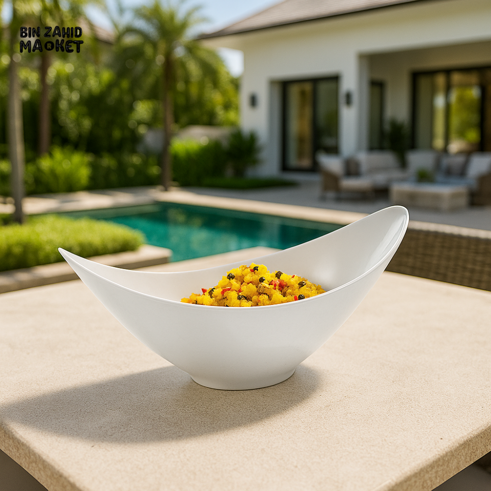SYMPHONY SY4253 SHANGRILA SERVING BOWL 30CM – PREMIUM CERAMIC BOWL FOR SALADS & MAINS