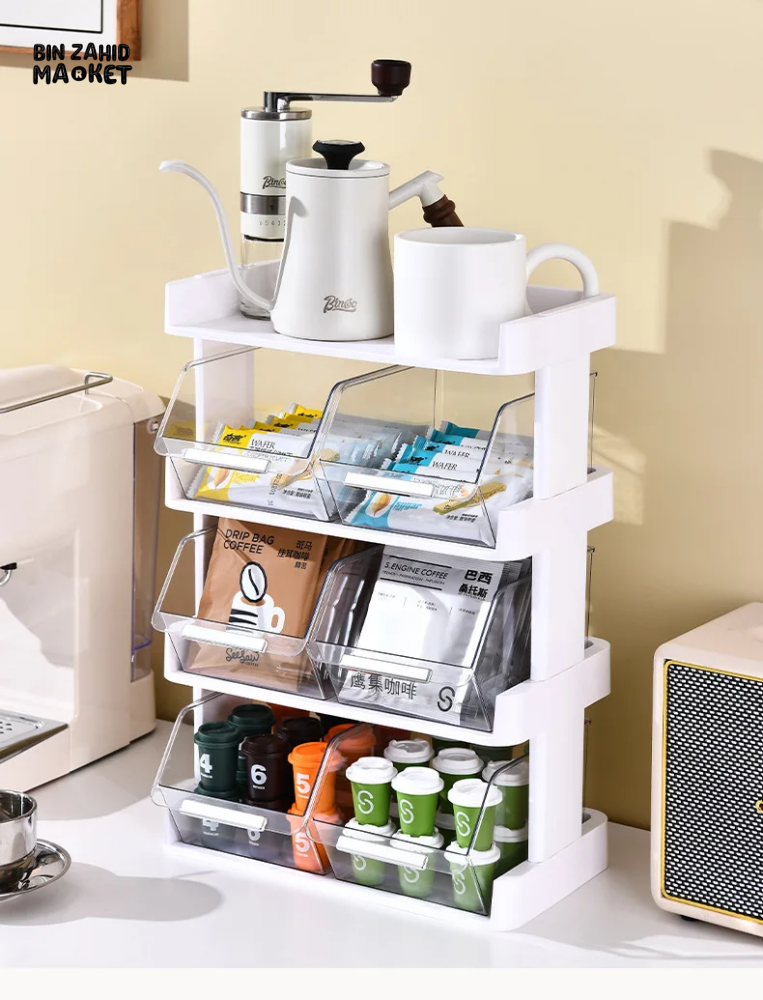 TEA BAG BOX TEA CAPSULE HOLDER COFFEE GRINDER MUG CUP STAND TEAPOT RACK