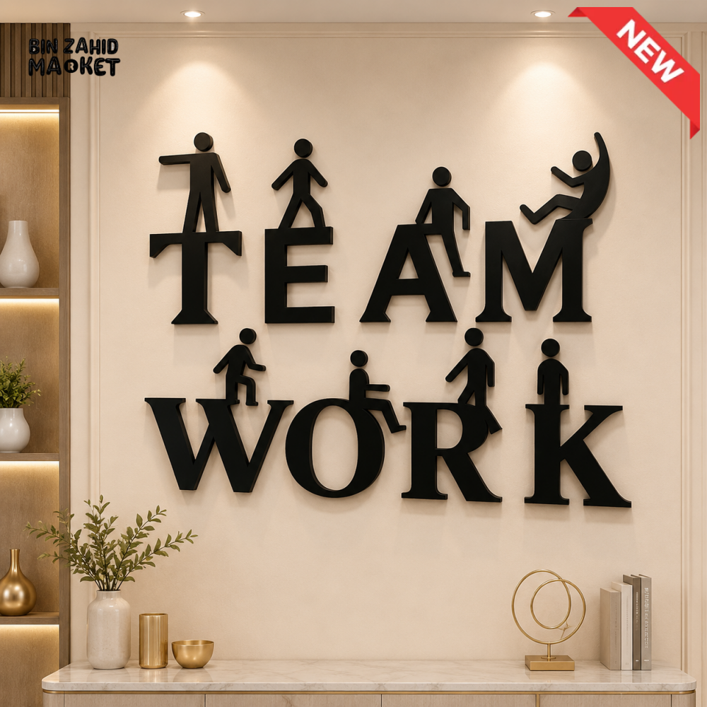 TEAMWORK 3D OFFICE WALL DECOR