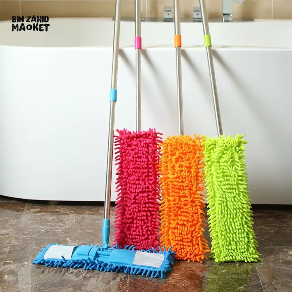 TELESCOPIC MICROFIBER CLEANING MOP