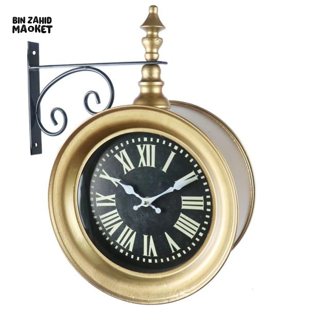 THE GRAND STATION WALL CLOCK - LUXURY VINTAGE TIMEPIECE