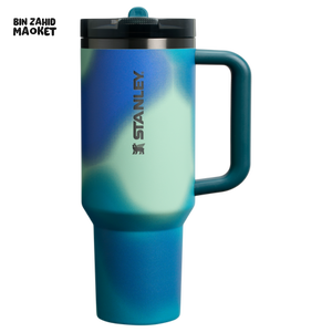 THE NEW FREQUENCY QUENCHER PROTOUR FLIP STRAW TUMBLER 40OZ - COASTAL TEAL MOTION