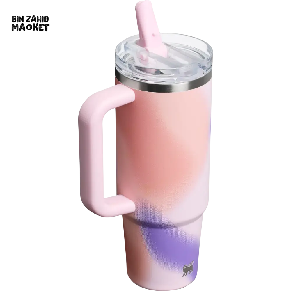 THE NEW FREQUENCY QUENCHER PROTOUR FLIP STRAW TUMBLER 40OZ - ROSE PETAL MOTION