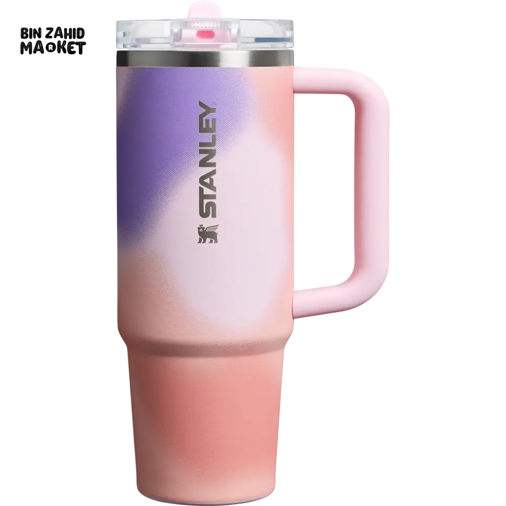 THE NEW FREQUENCY QUENCHER PROTOUR FLIP STRAW TUMBLER 40OZ - ROSE PETAL MOTION