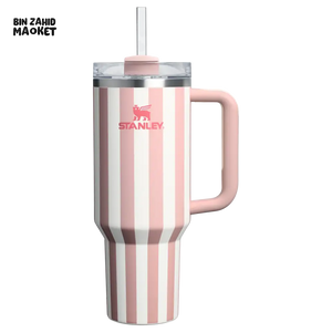 THE QUENCHER H2.0 FLOWSTATE™ TUMBLER 40OZ - PEACH WHIP CABANA FLOSS