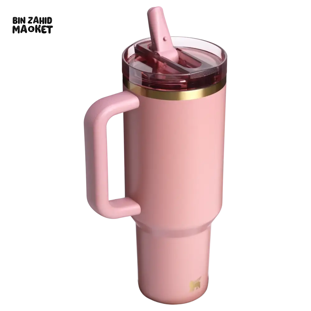 THE QUENCHER PROTOUR FLIP STRAW TUMBLER 40OZ - ANTIQUE PINK