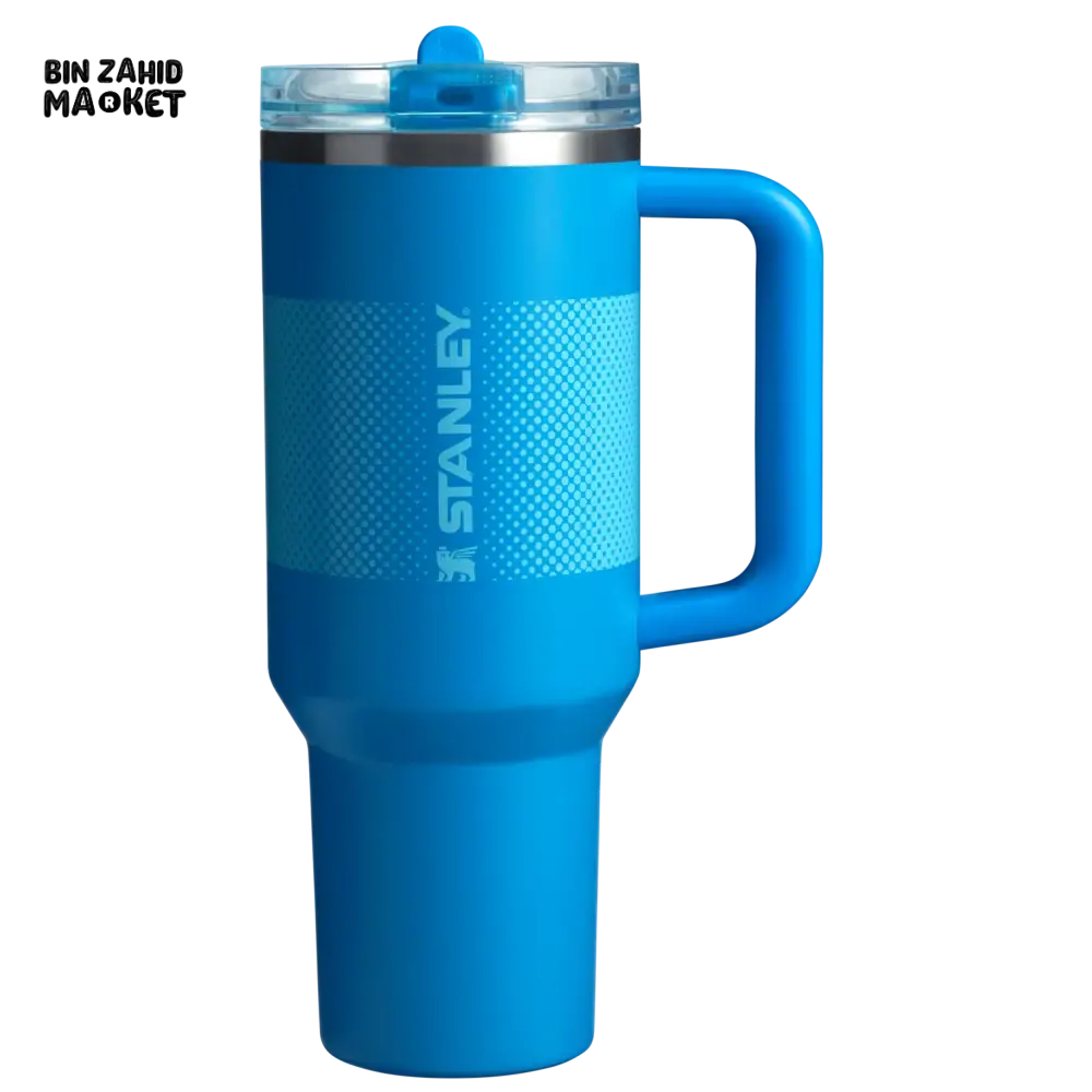 THE QUENCHER PROTOUR FLIP STRAW TUMBLER 40OZ - AZURE FADE