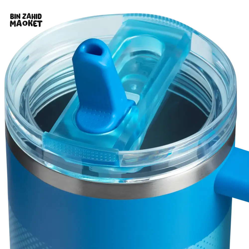 THE QUENCHER PROTOUR FLIP STRAW TUMBLER 40OZ - AZURE FADE