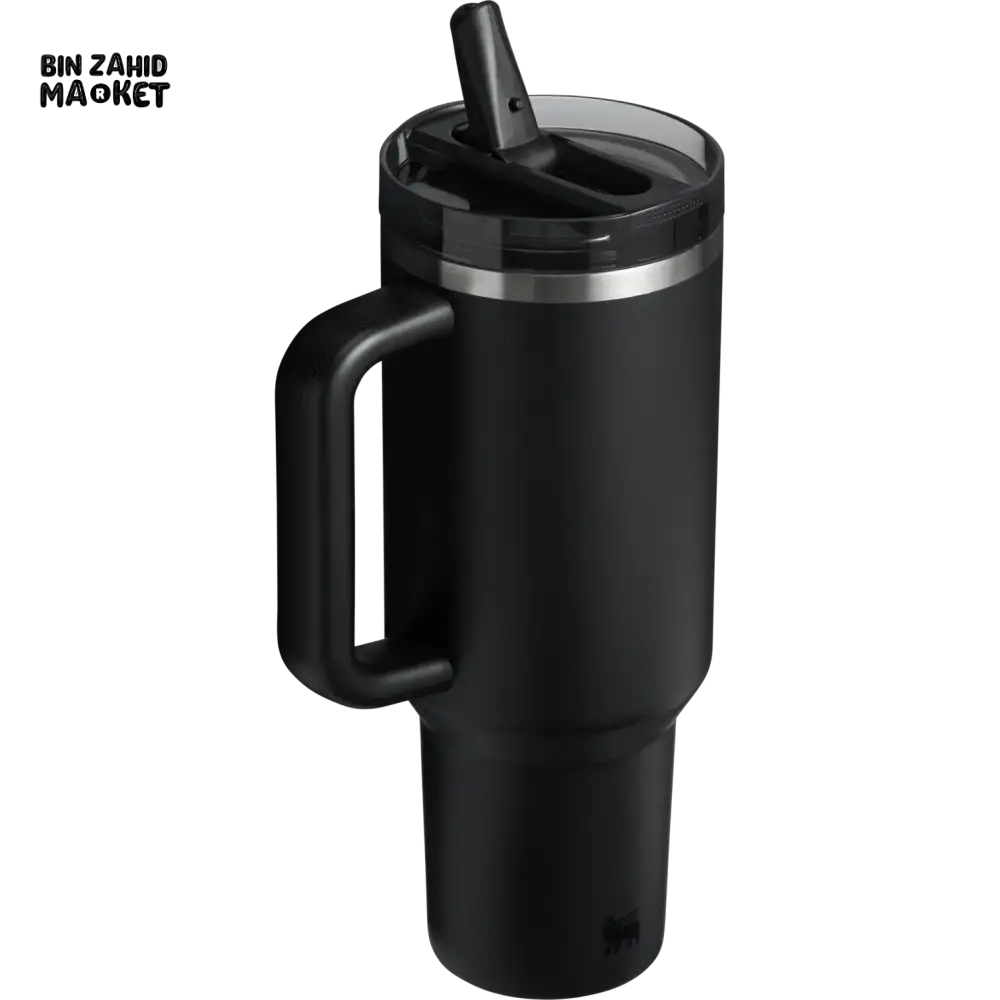 THE QUENCHER PROTOUR FLIP STRAW TUMBLER 40OZ - BLACK