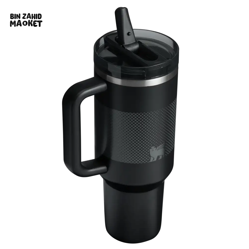 THE QUENCHER PROTOUR FLIP STRAW TUMBLER 40OZ - BLACK FADE
