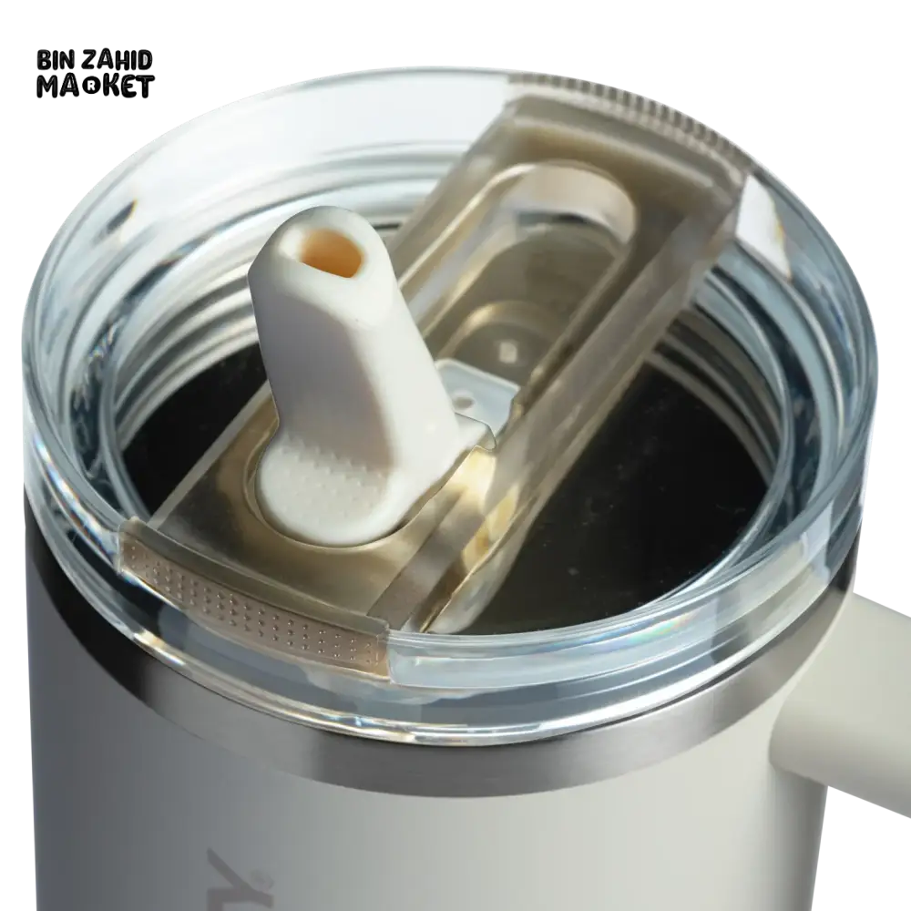THE QUENCHER PROTOUR FLIP STRAW TUMBLER 40OZ - CREAM