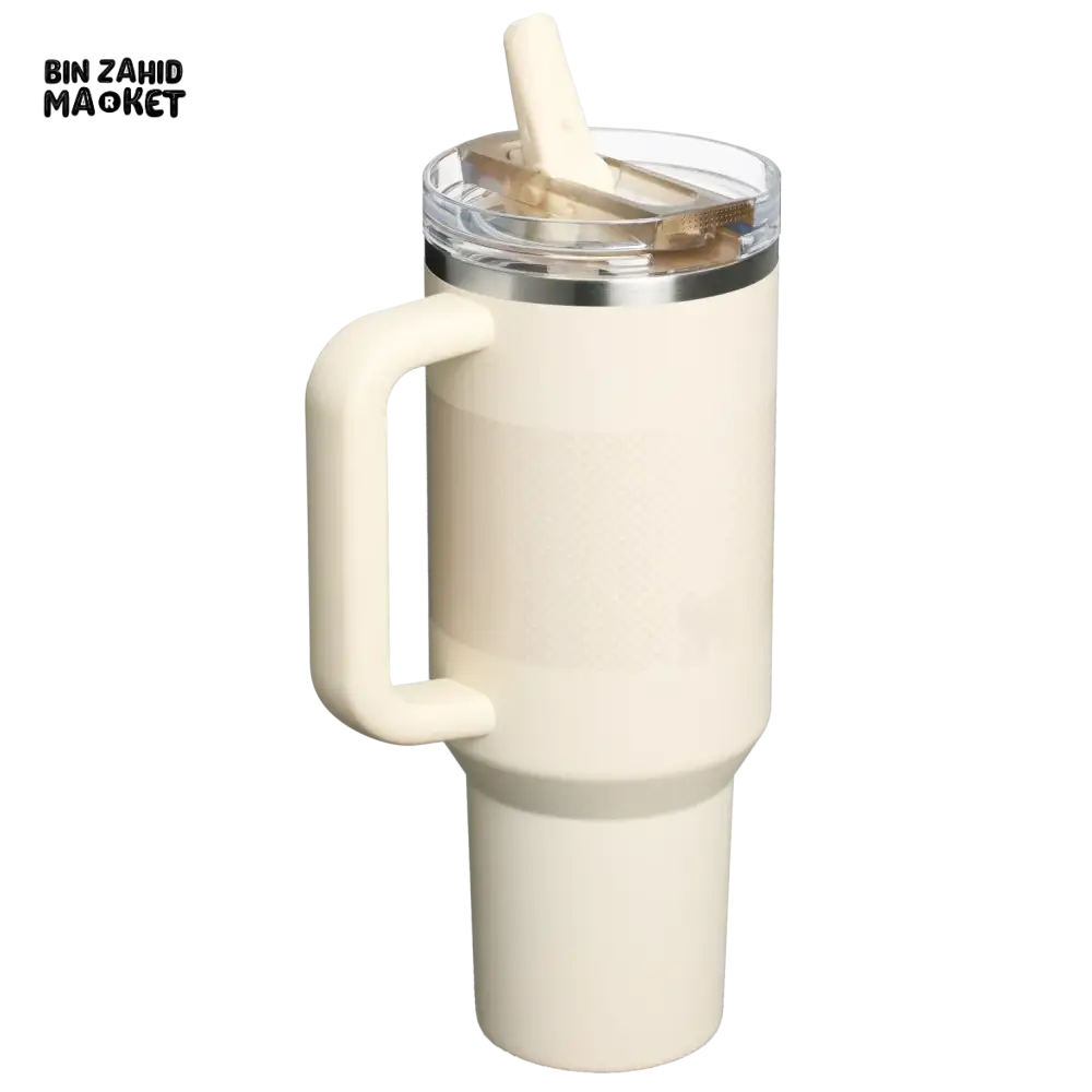 THE QUENCHER PROTOUR FLIP STRAW TUMBLER 40OZ - CREAM FADE