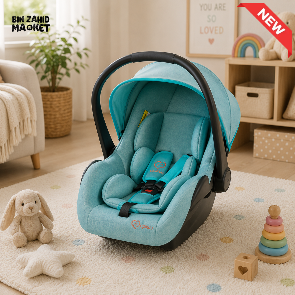 2-IN-1 BABY CARRIER & CAR SEAT – 0–18 MONTHS (GREEN UNISEX)