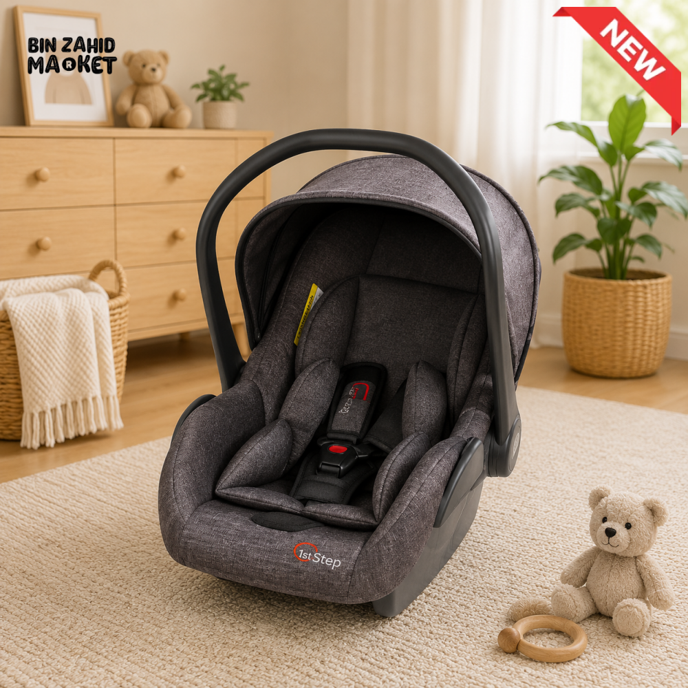 2-IN-1 BABY CARRIER & CAR SEAT – 0–18 MONTHS (GREY UNISEX)