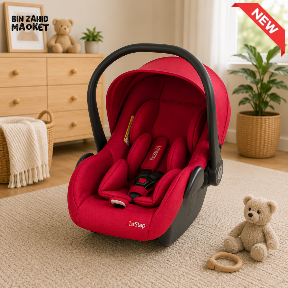 2-IN-1 BABY CARRIER & CAR SEAT – 0–18 MONTHS (RED GIRLS)