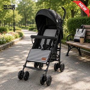 Baby Buggy - Black Stripped