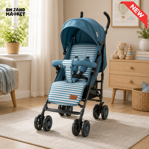 Baby Buggy - Green Stripped