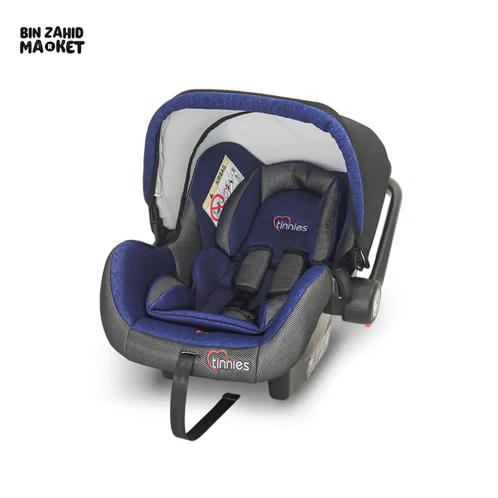 TINNIES BABY CARRY COT SAFE, COMFORTABLE & PORTABLE - BLUE