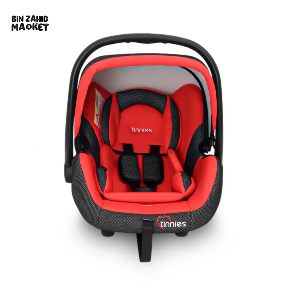TINNIES BABY CARRY COT SAFE, COMFORTABLE & PORTABLE - RED
