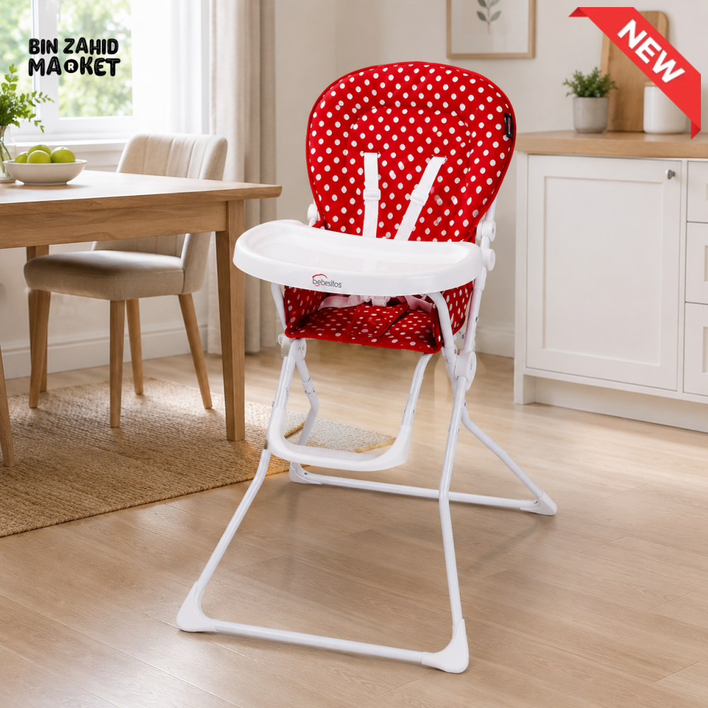 Baby High Chair - Red