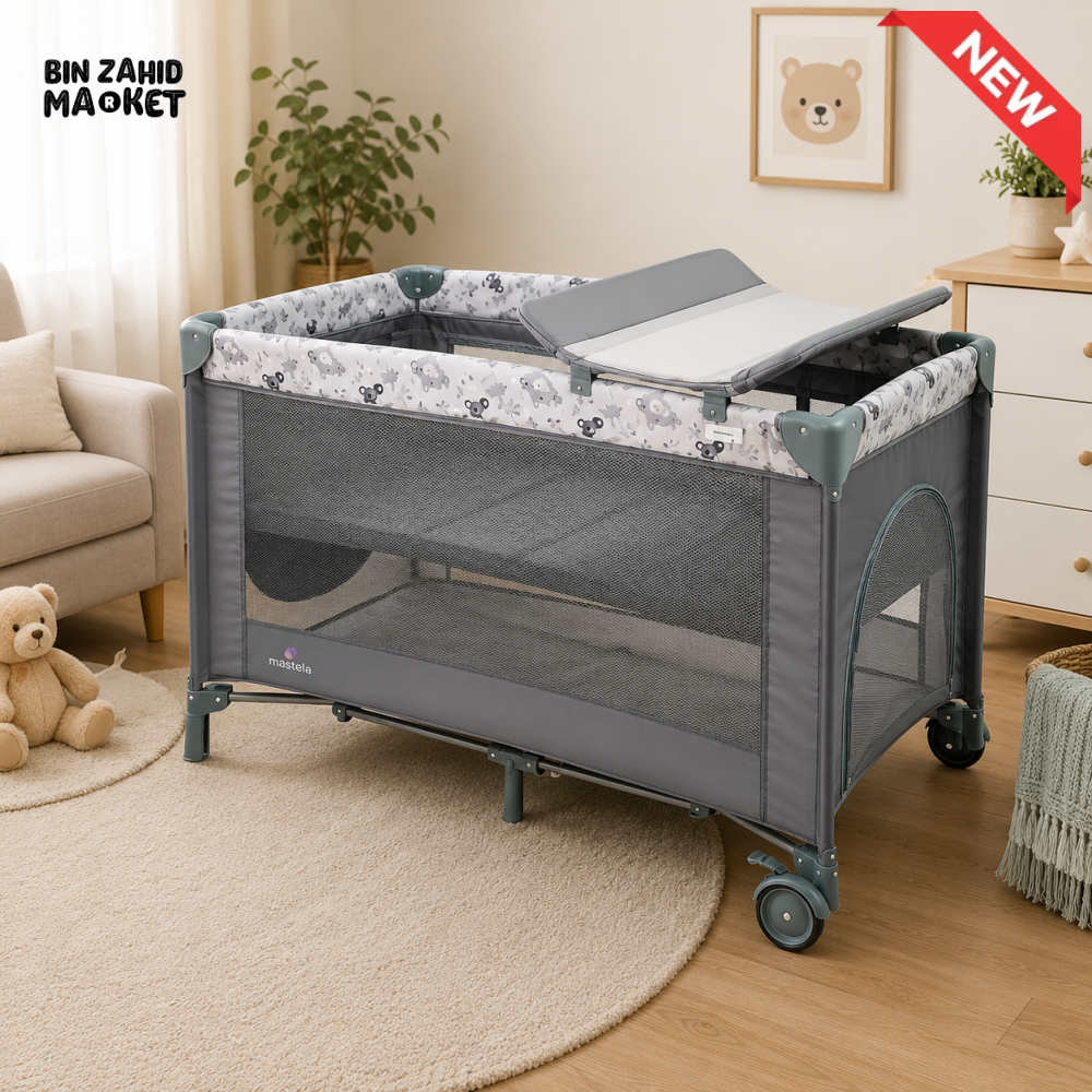 TINNIES BABY PLAY PEN – GREY