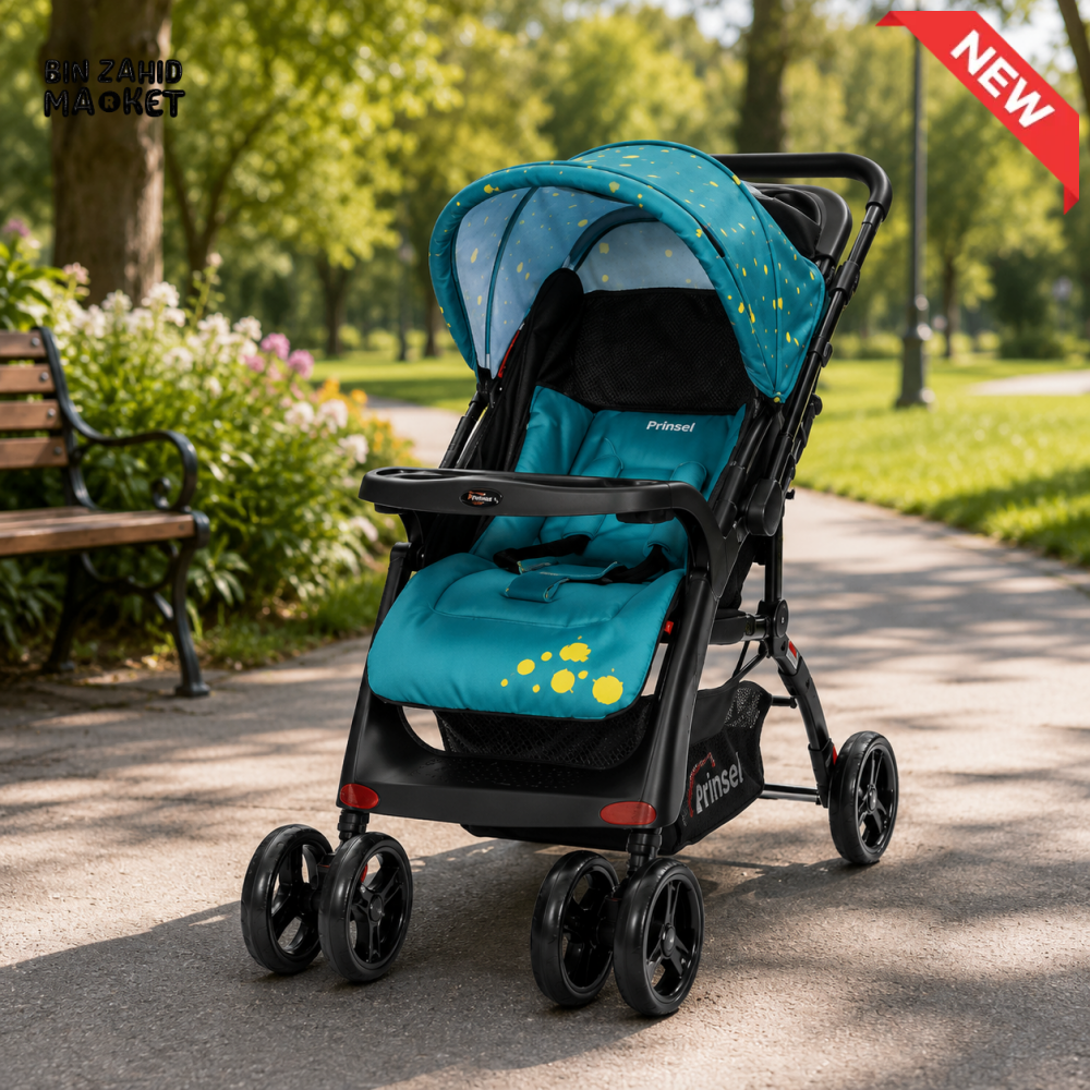 Baby Stroller - Acid Blue