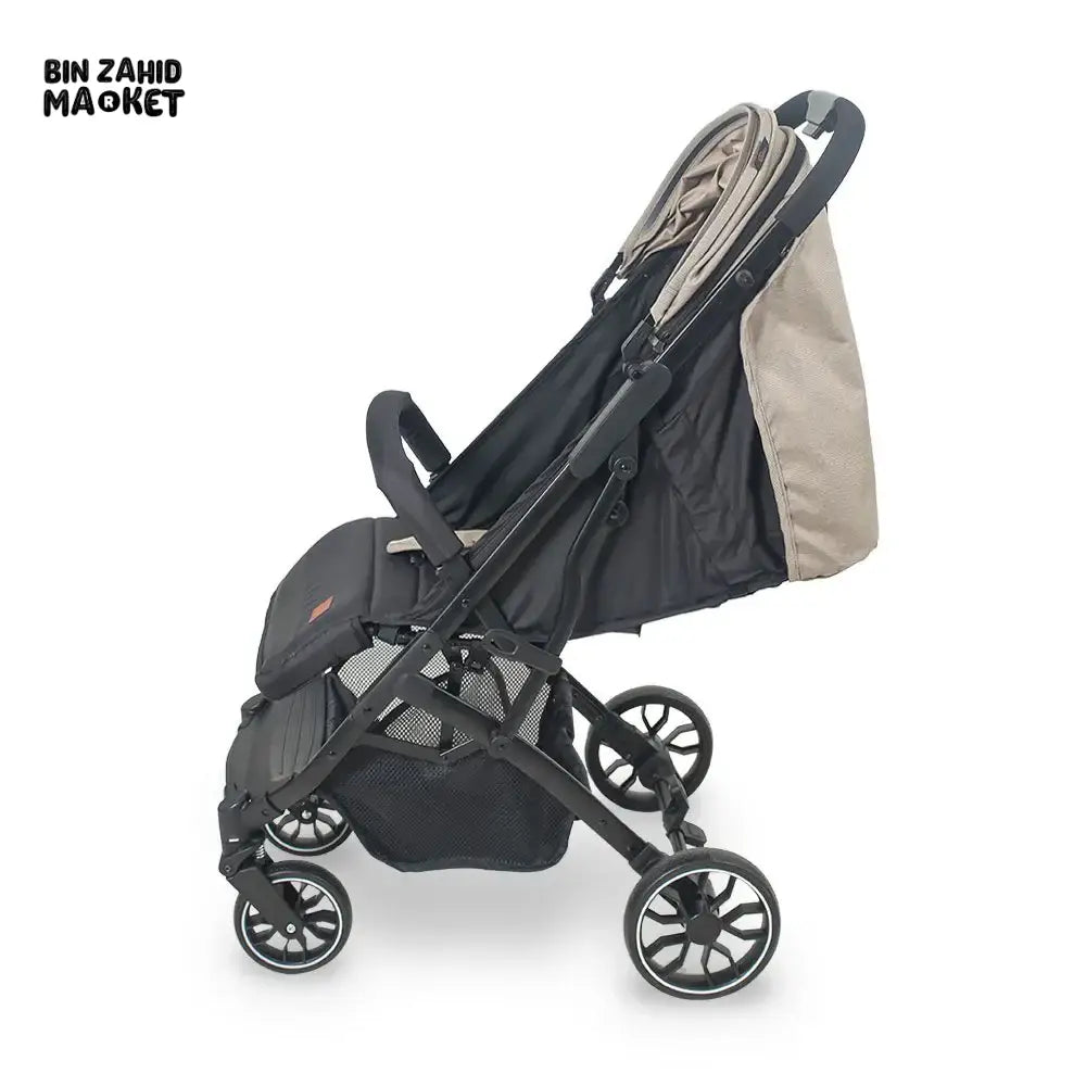 TINNIES BABY STROLLER – DURABLE, EASY TO FOLD - BEIGE