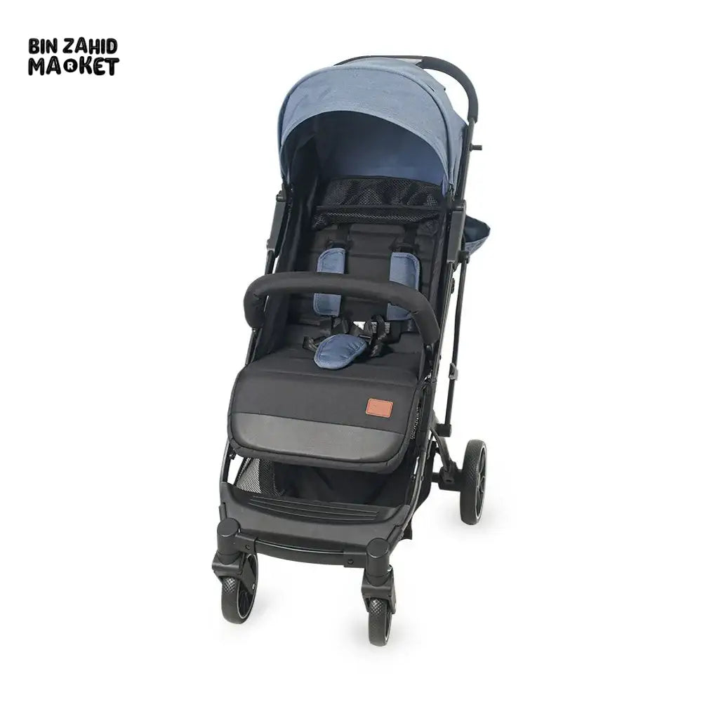 TINNIES BABY STROLLER – DURABLE, EASY TO FOLD - BLUE