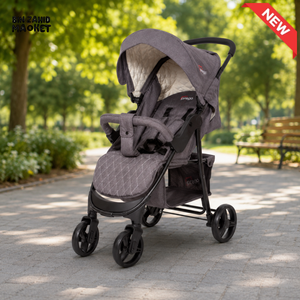 TINNIES BABY STROLLER - GREY