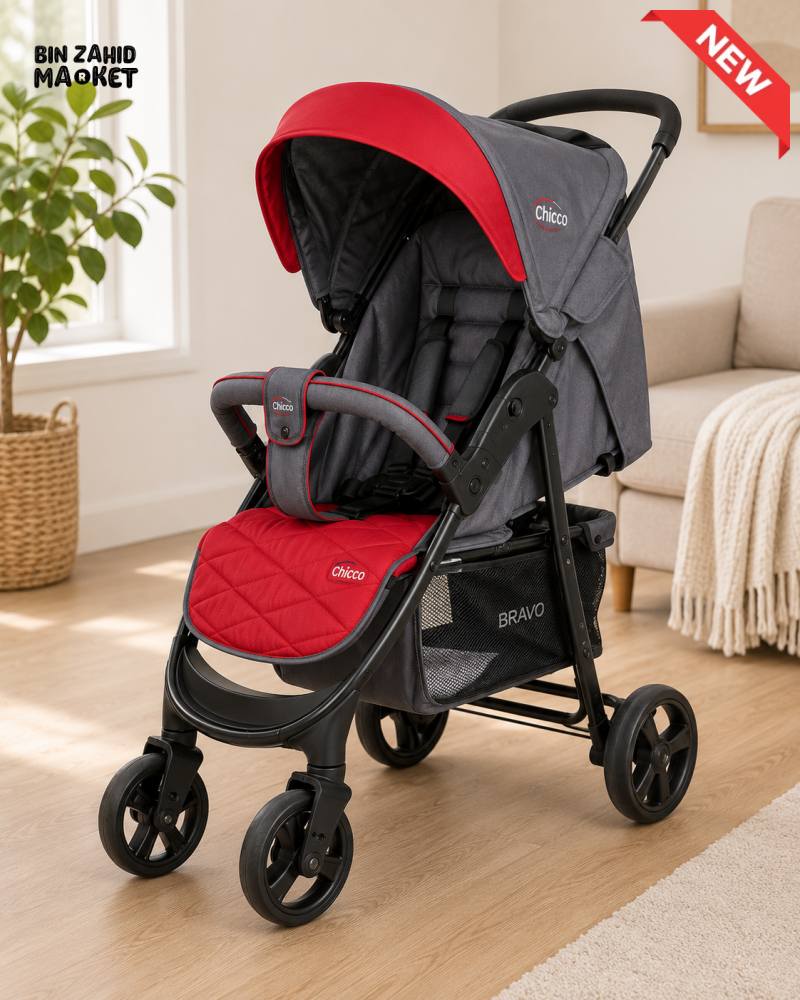 TINNIES BABY STROLLER - RED