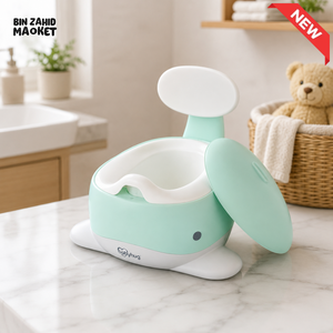 TINNIES BABY WHALE POTTY CHAIR - CYAN