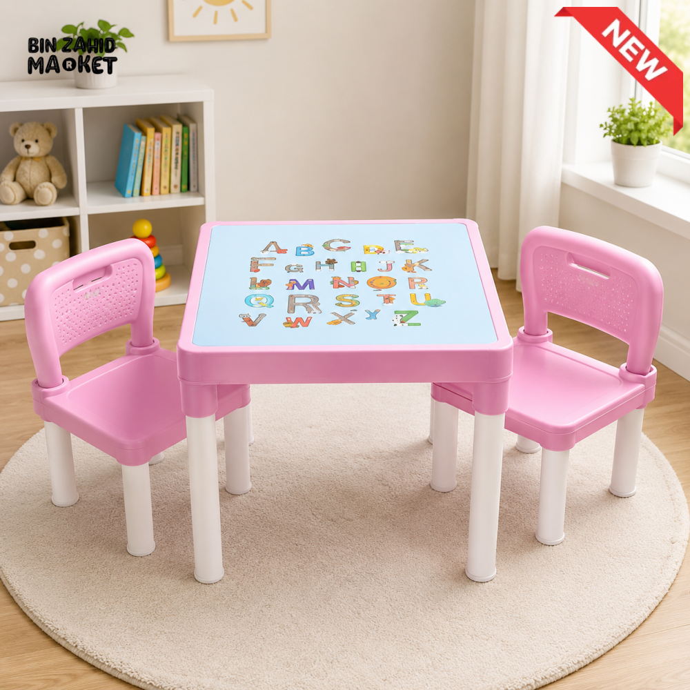 TINNIES CHILDREN TABLE SET - PINK