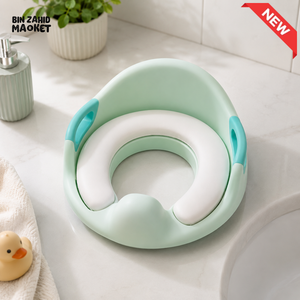 TINNIES CUSHION TOILET SEAT COVER - GREEN