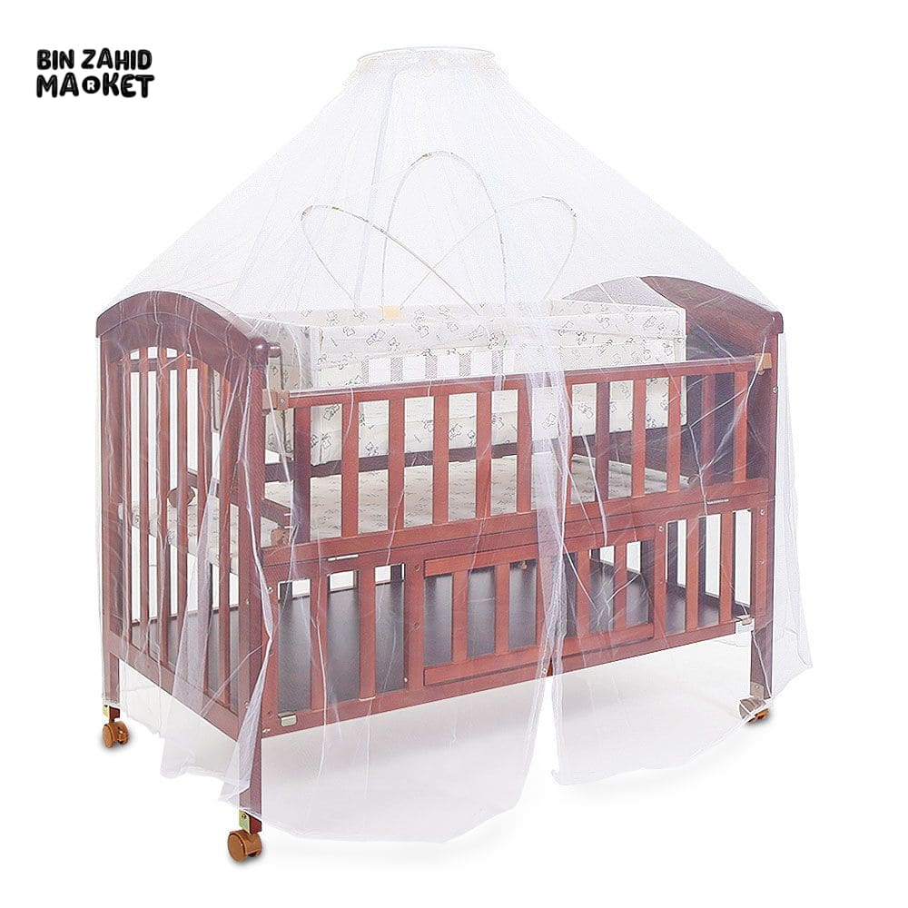 Wooden Cot - Brown