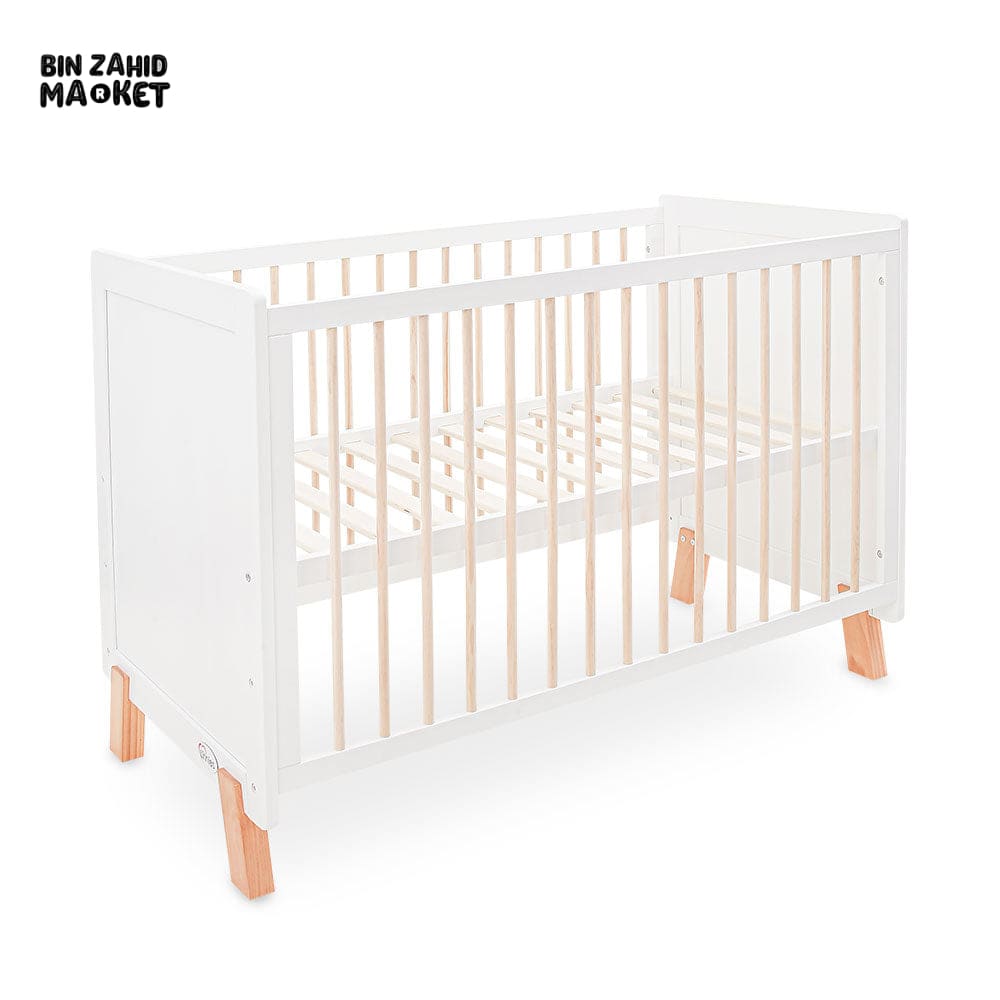 Wooden Cot - White