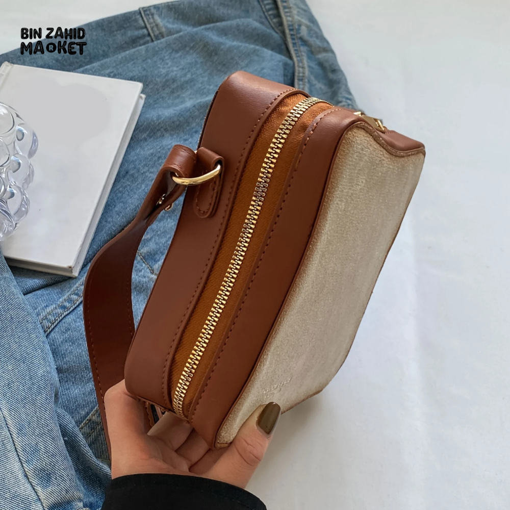 TOAST BREAD & FRIED EGG CROSSBODY BAG | QUIRKY ZIPPER SHOULDER BAG WITH FUN DESIGN CUTE & STYLISH EVERYDAY ACCESSORY