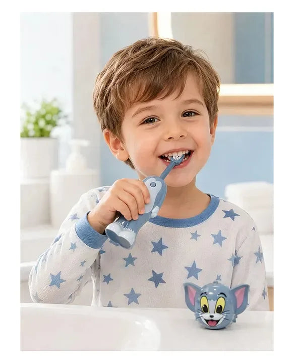 Tom & Jerry 2in1 Kids Toothbrush - Tom