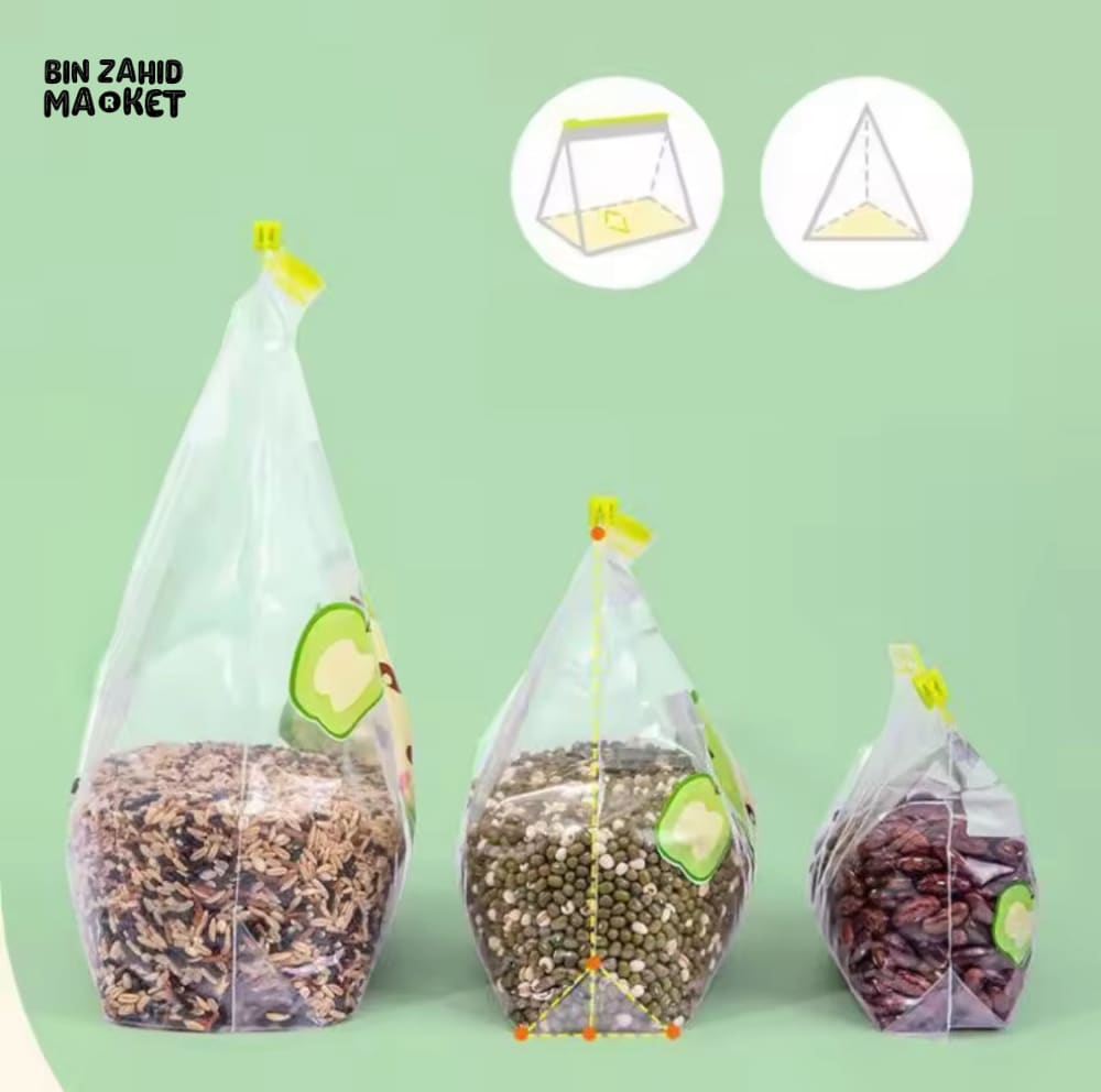 TRANPARENT REUSABLE FOOD-GRADE STORAGE BAG