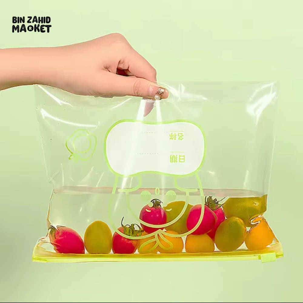 TRANPARENT REUSABLE FOOD-GRADE STORAGE BAG