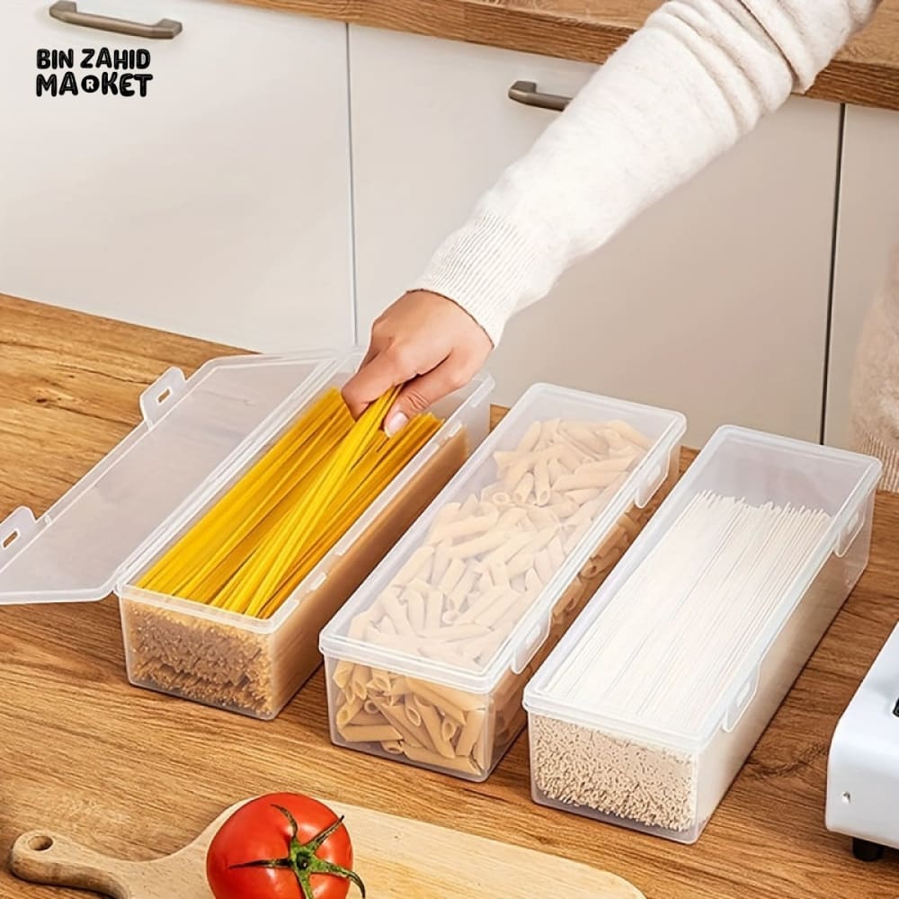 TRANSPARENT AIRTIGHT FRIDGE & PANTRY STORAGE CONTAINER