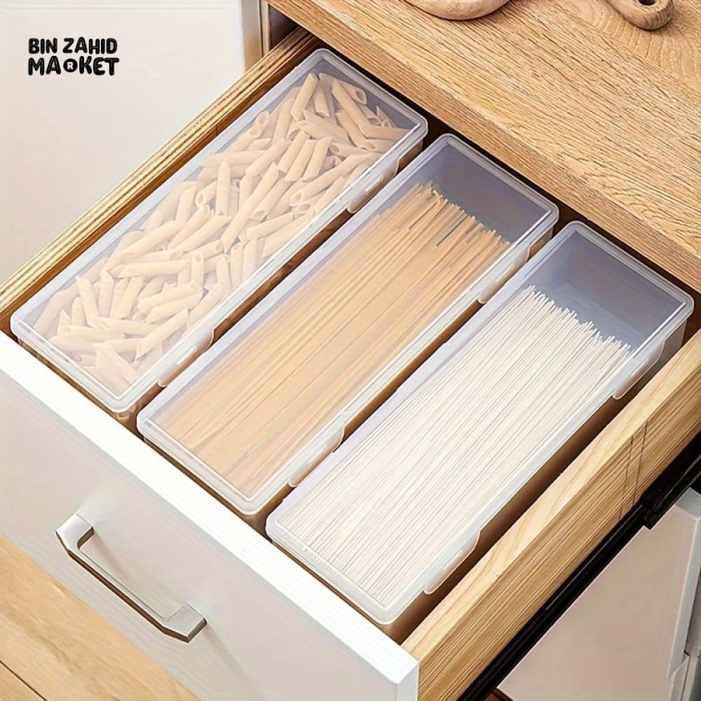 TRANSPARENT AIRTIGHT FRIDGE & PANTRY STORAGE CONTAINER