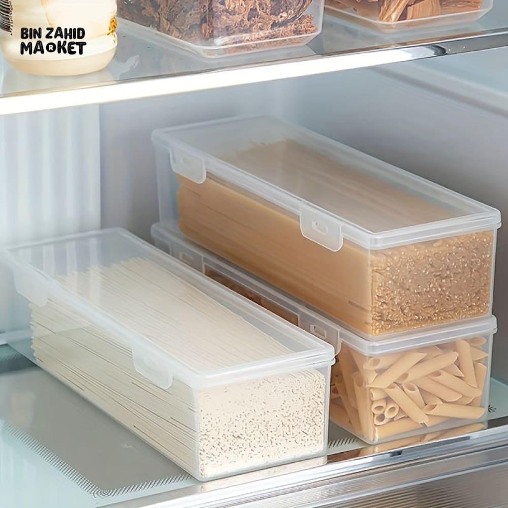 TRANSPARENT AIRTIGHT FRIDGE & PANTRY STORAGE CONTAINER