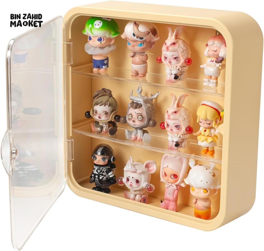 TRANSPARENT DISPLAY CASE WITH BASE – DUSTPROOF SHOWPIECE & ACTION FIGURE DISPLAY STAND