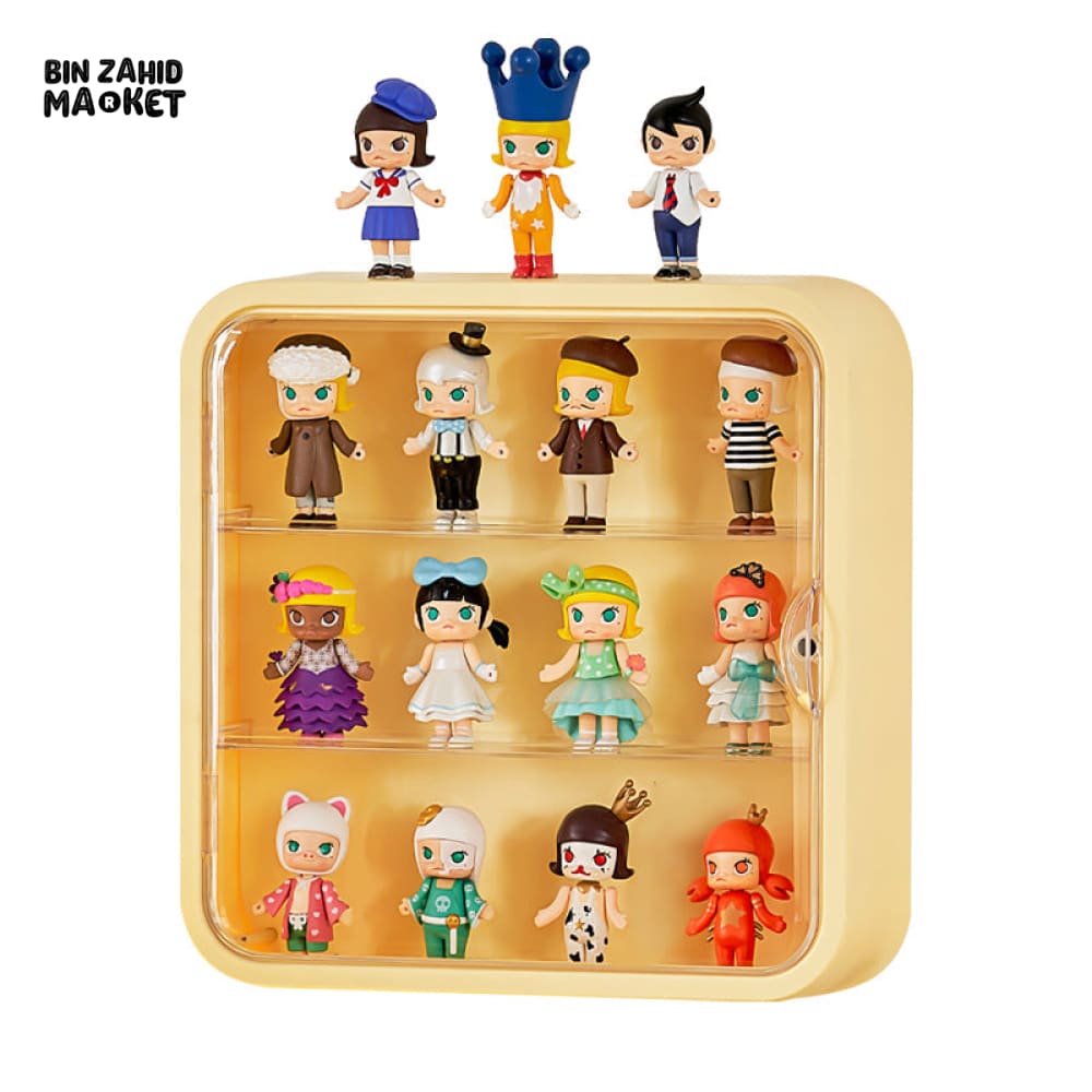 TRANSPARENT DISPLAY CASE WITH BASE – DUSTPROOF SHOWPIECE & ACTION FIGURE DISPLAY STAND