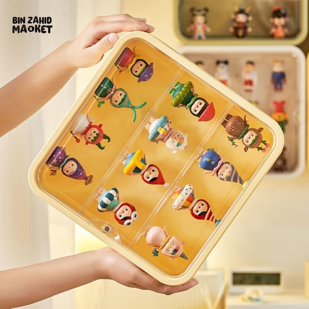 TRANSPARENT DISPLAY CASE WITH BASE – DUSTPROOF SHOWPIECE & ACTION FIGURE DISPLAY STAND