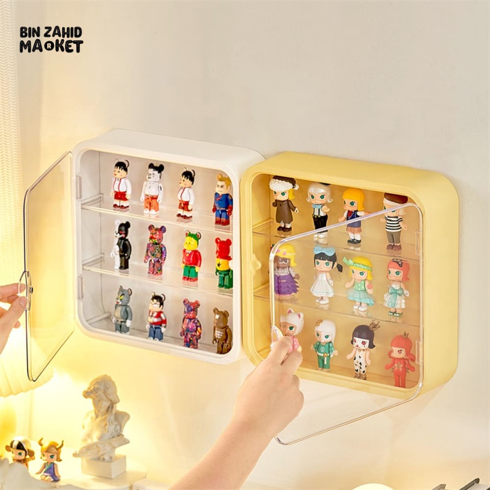 TRANSPARENT DISPLAY CASE WITH BASE – DUSTPROOF SHOWPIECE & ACTION FIGURE DISPLAY STAND